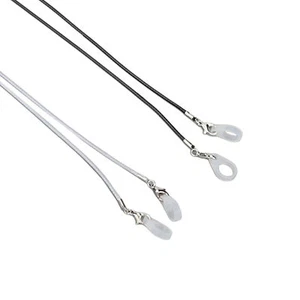 2Pcs Black Gray Hearing Aid Clip Flexible Prevent Loss Hearing Aid Lanyard With - Picture 1 of 22