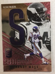 2021 Elite Randy Moss Spellbound Pink parallel (Letter S) - Picture 1 of 2