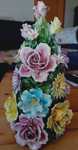 Porzellan / Keramiik  Blumenbouquet, Blütenarrangement im Barock Stil
