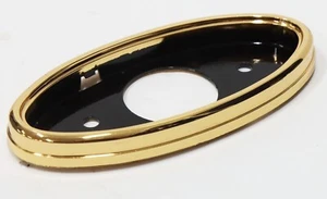 1982-1985 Buick Riviera opera lamp sail panel bezel *gold plated* 5934105 - Picture 1 of 5
