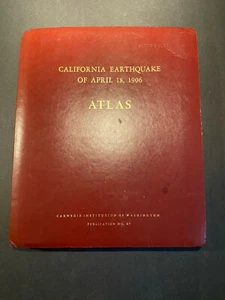 Kalifornien Erdbeben vom 18. April 1906 - Atlas - 1970 - Nachdruck Ausgabe Buch - Bild 1 von 12