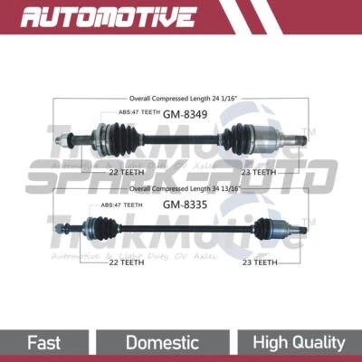 TrakMotive Front CV Axle Joint Shaft Assembly For Chevrolet Spark 2013 - Image 1 of 3