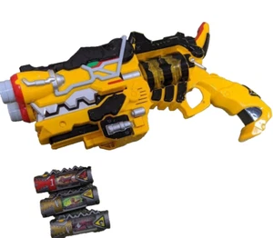 Power Rangers Kyoryuger Set Gabu Revólver Pistola Morpher Dino Carga 3 piezas JAPÓN - Imagen 1 de 8