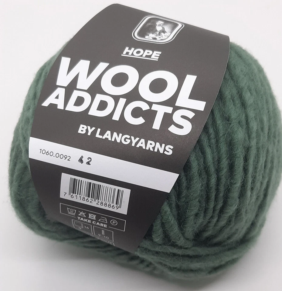 (99,50 €/kg): 100 g LangYarns Wooladdicts HOPE, Dochtcharakter. Fb. 092 #6207 - Bild 1 von 1