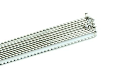 DT SWISS Competition Spokes 257mm 14g DB 2.0/1.8/2.0 J-Bend Lot of 10 Silver NEW