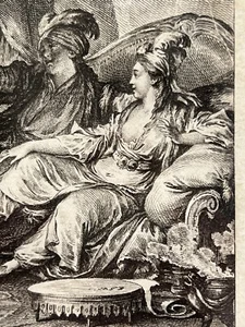 Antique Jean Michel Moreau Etching From Voltaire’s Memmon - Picture 1 of 10