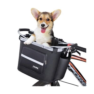 COFIT Detachable Bike Basket, Multi-Purpose Bicycle Front Basket for Pet, Sho... - Picture 1 of 7