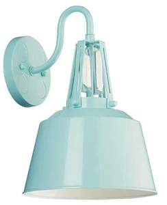 Feiss Freemont 13" 1 Light Outdoor Lantern Wall Sconce, Hi Gloss Blue, OL15002SH - Picture 1 of 1