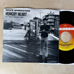 Bruce Springsteen - Held Up Without A Gun; Hungry Heart - Vinyl 45 RPM PS NM- - Picture 1 of 7