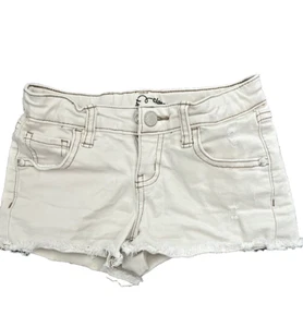 Art Class Girls Beige Denim Shorts Size 6/7 - Picture 1 of 3