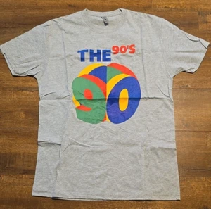 The 90's Logo T-Shirt Size Large Gray - Picture 1 of 4