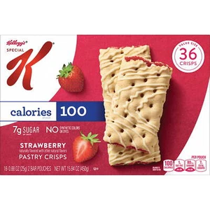 Ready-to-Eat Kellogg's Special K Strawberry Chewy Pastry Crisps - Picture 1 of 9