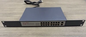 IPCamPower IPCP-16P2G-AF2 16 Port POE Switch W/ 2 Gigabit Uplinks - Photo 1/5