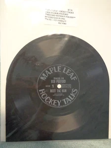 HOCKEY - 1966 ESSO FOGLIA D'ACERO HOCKEY TALKS / DISCO VINILE 45 GIRI! LQQK! - Foto 1 di 2
