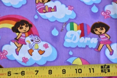 12" Long, Dora Explorer Rainbow Umbrella Lavender Cotton, Springs/Viacom, N3432 - Image 1 of 4