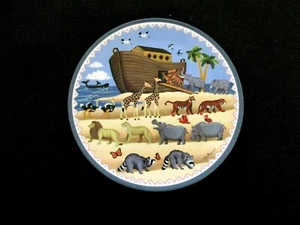 Rare Sakura Evolution Noah's Arc Melamine Ware 8" Plate Signed Claire Murray - Picture 1 of 3