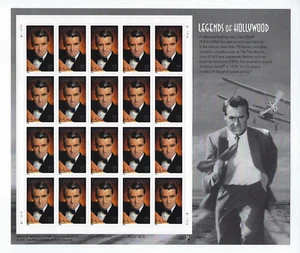 US Scott # 3692 MINT/NH LEGENDS OF HOLLYWOOD CARY GRANT SHEET of 20 (37¢ Values) - Picture 1 of 1
