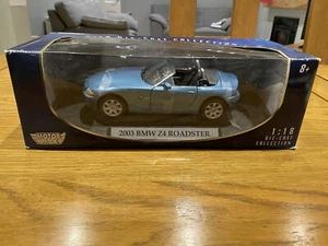 Motor Max 1:18 Die-cast Collection 2003 BMW Z4 Roadster - Picture 1 of 4
