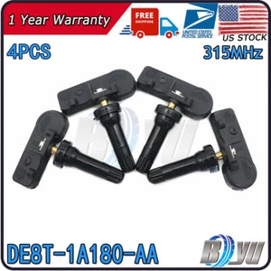 4x TIRE PRESSURE SENSOR TPMS for Ford TPMS-12 DE8T-1A180-AA 315MHz DE8T-1A180-AA - Picture 1 of 12