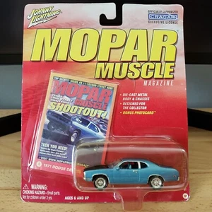 Johnny Lightning 1971 Dodge Demon Mopar Muscle Diecast 1:64 Blue - Picture 1 of 8