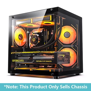 PADO YL M-ATX Boîtier PC 270 Vitre Présentoir Chambre Vue Mer Double Verre Trempé - Photo 1/10