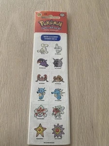 1999 Vintage Pokemon - Stickers  - New Sealed Pack - Water Element/Types 2 - Bild 1 von 10