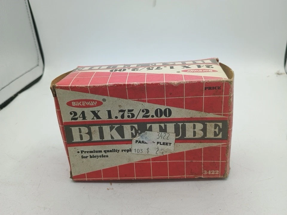 Bikeway 24 X 1.75-2.125 Heavy Duty Bike Tube New Old Stock Vtg - Image 1 of 4