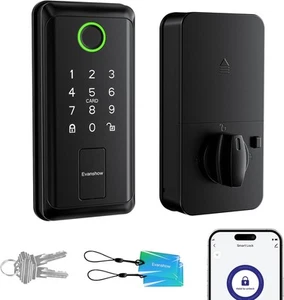 Tastatur Smart Türknaufschloss, Türknauf mit Schlössern, Schlüsselloses Türöffnungsschloss mit - Bild 1 von 9