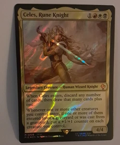 Celes Rune Knight Surge FOIL NM/M FINAL FANTASY Magic the Gathering MTG - Picture 1 of 2