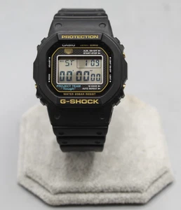 Casio G-SHOCK Herren Schwarz/Gold Silikon Uhr DW-5035D *Gebraucht* KOSTENLOSER VERSAND - Bild 1 von 9