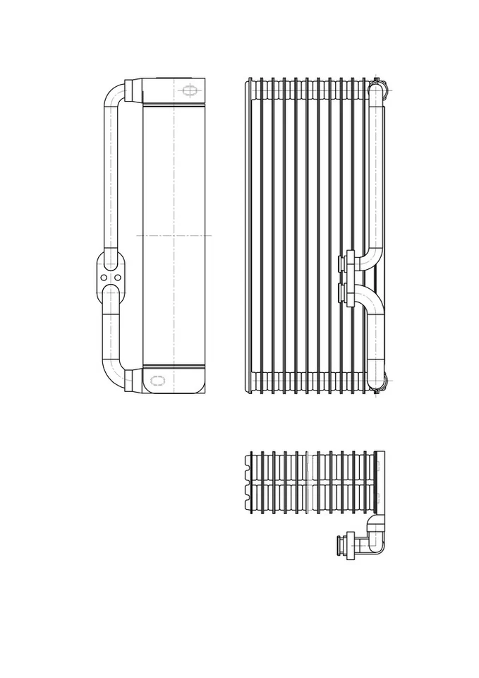 Ядро испарителя кондиционера подходит для Lexus GX470 TYC 2003-2009 годов выпуска - Изображение 1 из 1