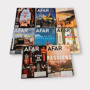 AFAR Year Travel Wanderlust Bulk Craft Collage 8 Magazine Lot - Imagen 1 de 5