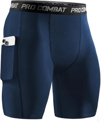 Compression Shorts Quick-Drying Base Layer Gym Running Sports 1-Pack Large G4R06 - Image 1 of 4