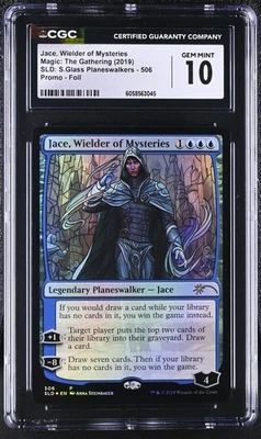 JACE, WIELDER OF MYSTERIES Secret Lair Foil Rare CGC 10 MTG [Nostalgium] - Image 1 of 2