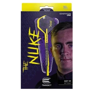 TARGET LUKE LITTLER THE NUKE G1 19 GRAM 90% TUNGSTEN SOFT TIP DARTS 210324 - Picture 1 of 3