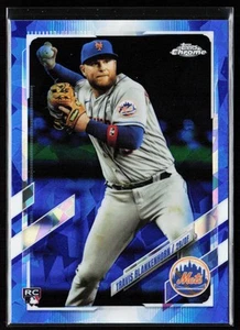 2021 Topps Chrome Update Sapphire Travis Blankenhorn #US231 RC New York Mets - Picture 1 of 10