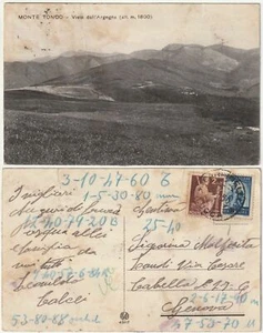RUNDER BERG VOM DAMM AUS GESEHEN - LUCCA - REISE 1950 -71508- - Bild 1 von 1