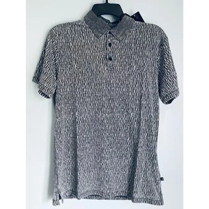 Polo Shirt Small Indigo Star Heather Black - Picture 1 of 8