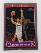 2006-07 Topps Chrome Basketball Andrea Bargnani RC #180 Toronto Raptors NBA