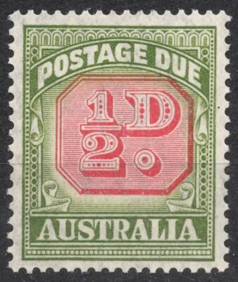 SGD119 1956 ½ d AUSTRALIA Postage Due 1950's Small Crown and C of A multiple MNH - Image 1 of 2