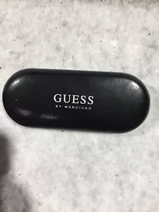 GUESS By Marciano Hard Case Eyeglass Sunglasses Black Gray Felt Lined - Picture 1 of 3