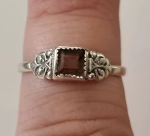 antiguo anillo de plata 800 52/53   - Imagen 1 de 5