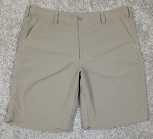 Under Armour Mens Size 40 Golf Shorts Brown Performance - Picture 1 of 8