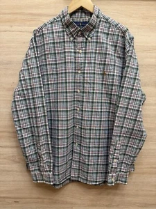 Ralph Lauren Plaid Button Down Twill Slim Fit Shirt Mens Size XXL - Picture 1 of 8