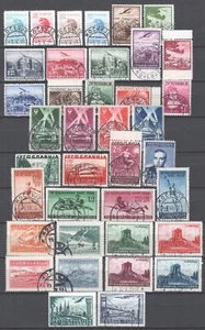 YUGOSLAVIA KINGDOM 1935-1940 Slovenia - 9 COMPLETE SETS Kočevje CANCEL - Picture 1 of 3