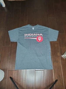 Camiseta IU Indiana University Hoosiers Grande Hombre Fútbol Baloncesto Gris - Imagen 1 de 6