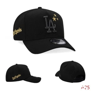 LOS ANGELES LA DODGERS MLB Sports Baseball Cap Men's Casual Black Trucker Hat - Picture 1 of 1