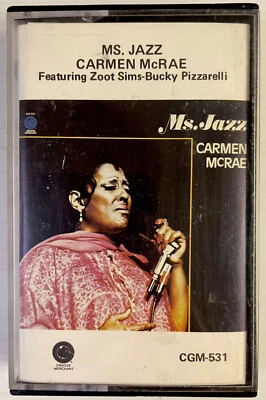 Carmen McRae Ms Jazz Music Cassette Tape CGM 531 Groove Merchant 1978 Original - Image 1 of 4