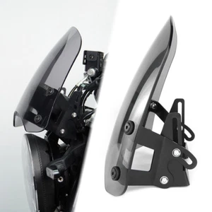 Motorcycle Adjustable Windscreen Fit For Husqvarna Svartpilen 401 2017-2023 - Picture 1 of 16