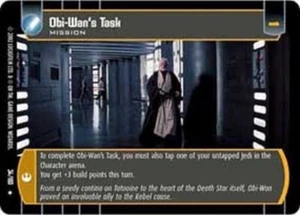 STAR WARS TCG WOTC A NEW HOPE OBI-WAN'S TASK 34/180 FOIL GEM MINT Tip Top - Picture 1 of 1